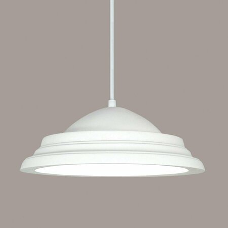 A19 LIGHTING Majorca Pendant, Bisque P102-WCC-1LEDE26